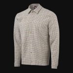 Herren Overshirt mit Knöpfen - Flex Grid - 05