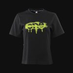 Damen T-Shirt Schwarz El One