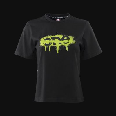 Damen T-Shirt Schwarz El One