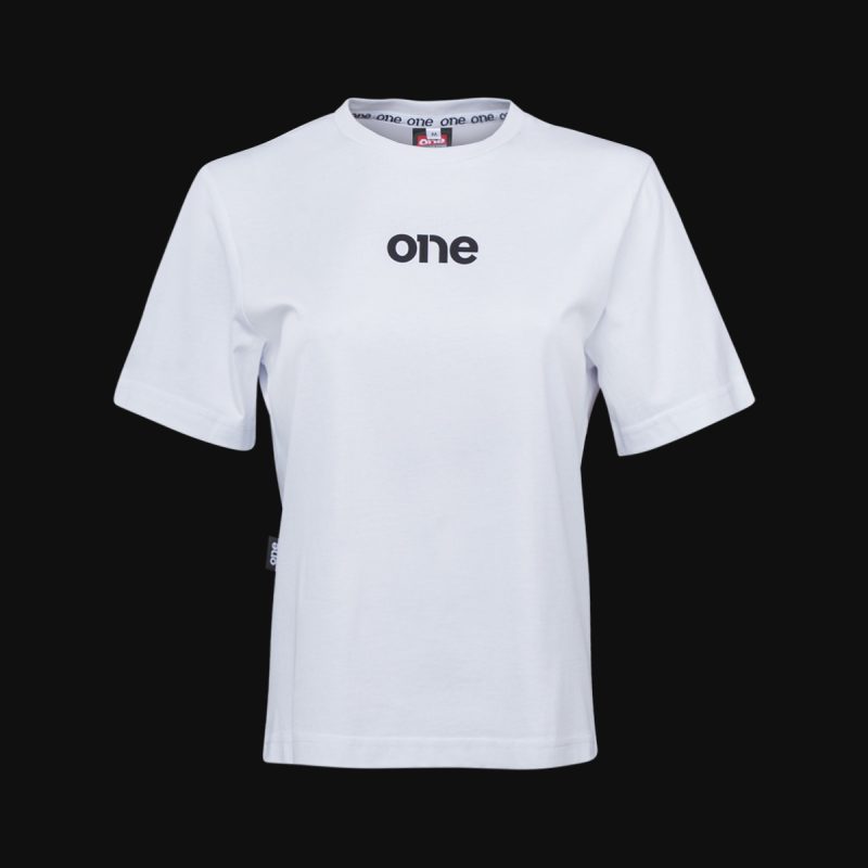 Damen T-Shirt weiß Classic One