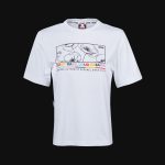 Damen T-Shirt weiß Color Dream