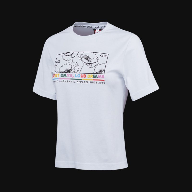 Damen T-Shirt weiß Color Dream - 03