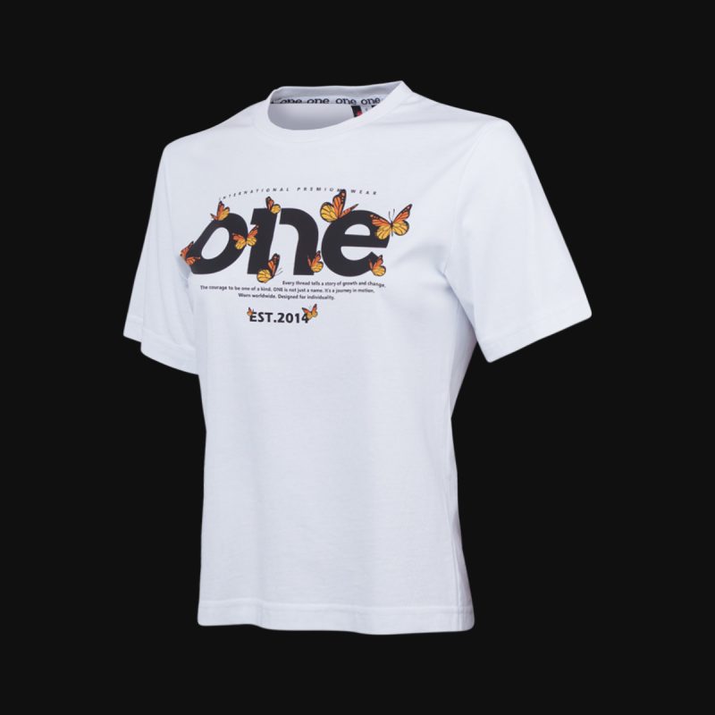 Damen T-Shirt weiß Evolve One - 03