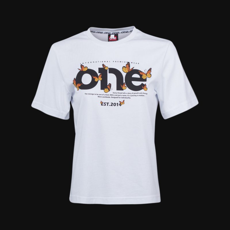 Damen T-Shirt weiß Evolve One