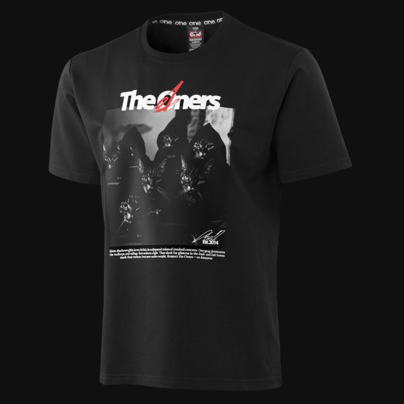 Herren Premium T-Shirt Schwarz - The Oners - 02