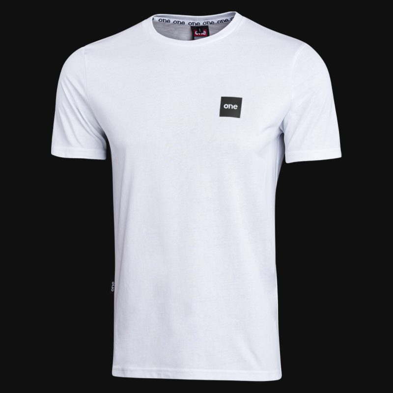 Herren Slim-Fit T-Shirt weiß - Box One White - 03