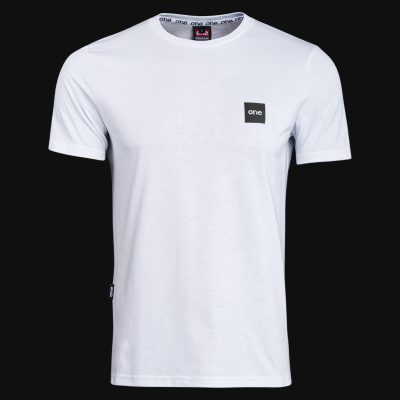 Herren Slim-Fit T-Shirt weiß - Box One White