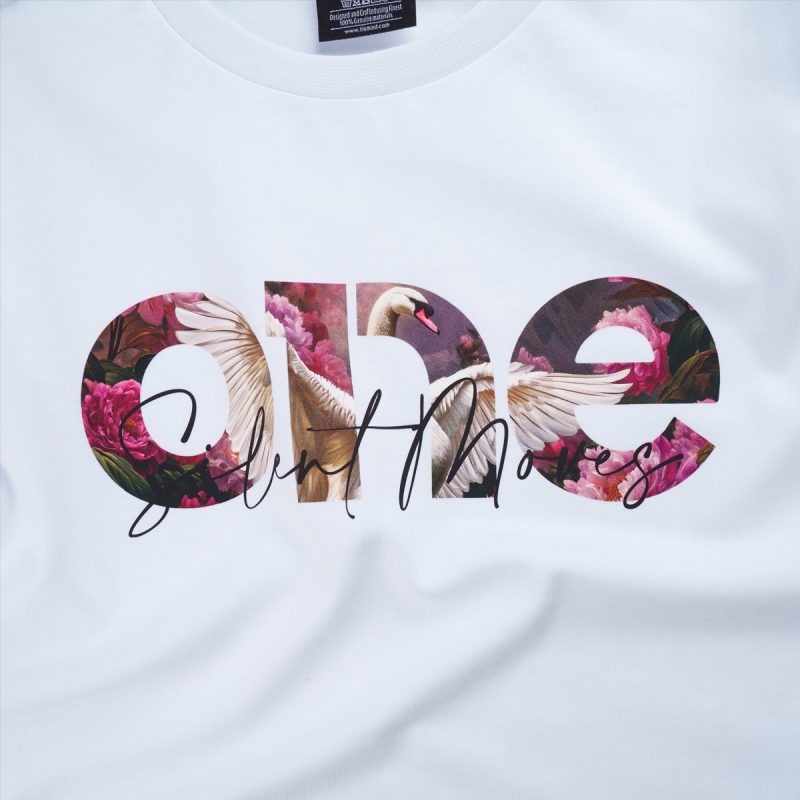 Damen T-Shirt weiß Silent Elegance - 02