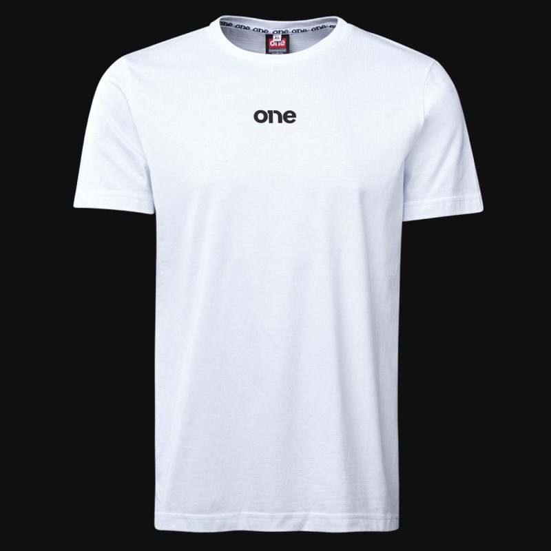 Herren Slim-Fit T-Shirt weiß - UAO - 03