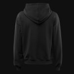 Damen Regular-Fit Fleece-Hoodie Schwarz mit Kapuze - Black Classics - 04