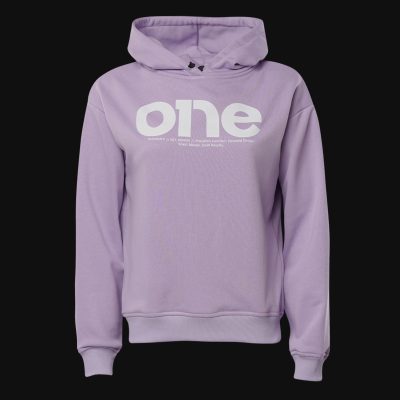 Damen-Regular-Fit-Hoodie mit Kapuze - Purple One