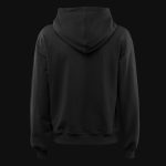 Damen Regular-Fit Hoodie Schwarz mit Kapuze - Black Core - 05