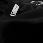 Damen Regular-Fit Hoodie Schwarz mit Kapuze - Circle Vision - 05