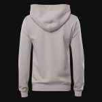 Damen Slim-Fit Fleece-Hoodie Grau mit Kapuze - Grey One - 04
