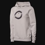 Damen Slim-Fit Fleece-Hoodie - Grey One - 03