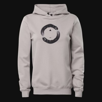 Damen Slim-Fit Fleece-Hoodie - Grey One