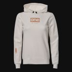 Damen Slim-Fit Fleece-Hoodie Weiß mit Kapuze - G-One - 03