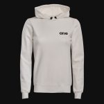 Damen Slim-Fit Fleece-Hoodie Weiß mit Kapuze - White Classics - 04