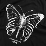 Damen T-Shirt Schwarz Silent Wings - 02