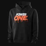 Herren Hoodie Schwarz mit Kapuze - Power One V.02 - 05