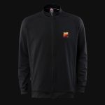 Herren-Sport-Hoodie mit Reißverschluss - Black Core
