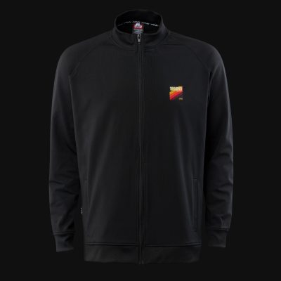 Herren-Sport-Hoodie mit Reißverschluss - Black Core