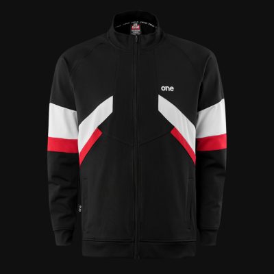 Herren-Sport-Hoodie mit Reißverschluss - Onyx Red
