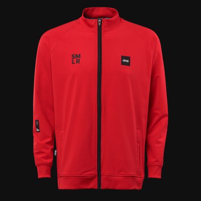 Herren-Sport-Hoodie mit Reißverschluss - Red Pulse