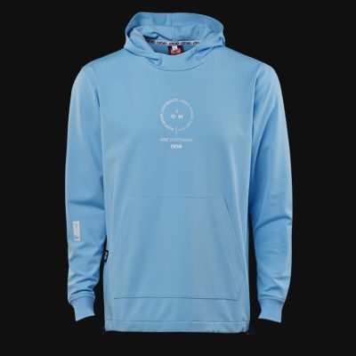 Herren Sport-Hoodie - Sky Blue