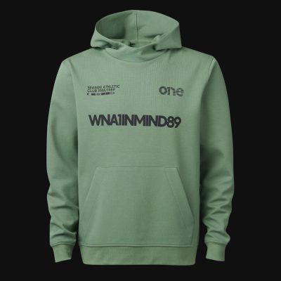 Herrensweatshirt aus Premium-Fleece mit Kapuze - Olive Core