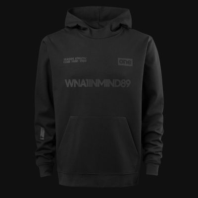 Herrensweatshirt aus Premium-Fleece mit Kapuze - Stealth Black