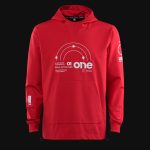 Roter Herren-Sport-Hoodie mit Kapuze - Red Pulse