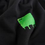 Schwarzer Herren-Hoodie mit Kapuze - Power One - 04