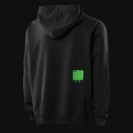 Schwarzer Herren-Hoodie mit Kapuze - Power One - 07