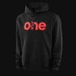 Schwarzer Herren-Hoodie mit Kapuze - SNK One - 07
