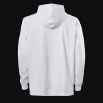 Weißer Herren-Sport-Hoodie - Classic White - 04