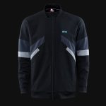 Herren-Sport-Hoodie mit Reißverschluss - Neon Silver