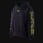 Damen Regular-Fit Hoodie Schwarz - Motion Code - 05