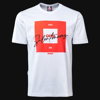 Herren Regular-Fit T-Shirt weiß - SMLR