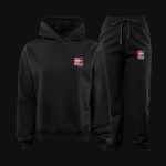 Damen Regular-Fit Freizeitanzug Black Core