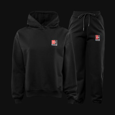 Damen Regular-Fit Freizeitanzug Black Core