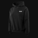 Damen Regular-Fit Hoodie Schwarz - Freedom One - 03