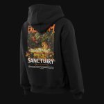 Damen Regular-Fit Hoodie Schwarz - Freedom One - 05