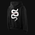 Damen Regular-Fit Hoodie Schwarz - SNK One - 06