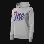Damen Slim-Fit Fleece-Hoodie Grau mit Kapuze - Special One - 04