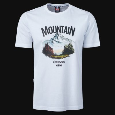 Herren Regular-Fit T-Shirt weiß - Adventure One