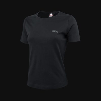 Damen Sport Slim-Fit Baumwoll T-Shirt - Stealth One