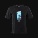 Damen T-Shirt schwarz Regular Fit - GAG One - 04