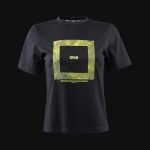 Damen T-Shirt schwarz Regular Fit - Square