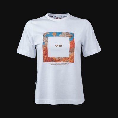 Damen T-Shirt weiß Regular Fit - Art One